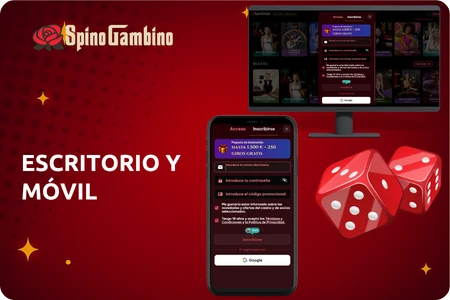 Spinogambino Registro paso a paso (escritorio y móvil)